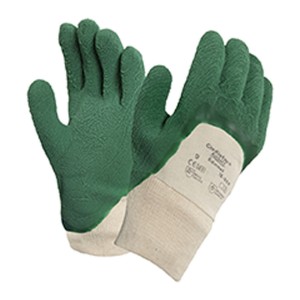 LUVA REV. BORRACHA VERDE GLADIATOR 16-500